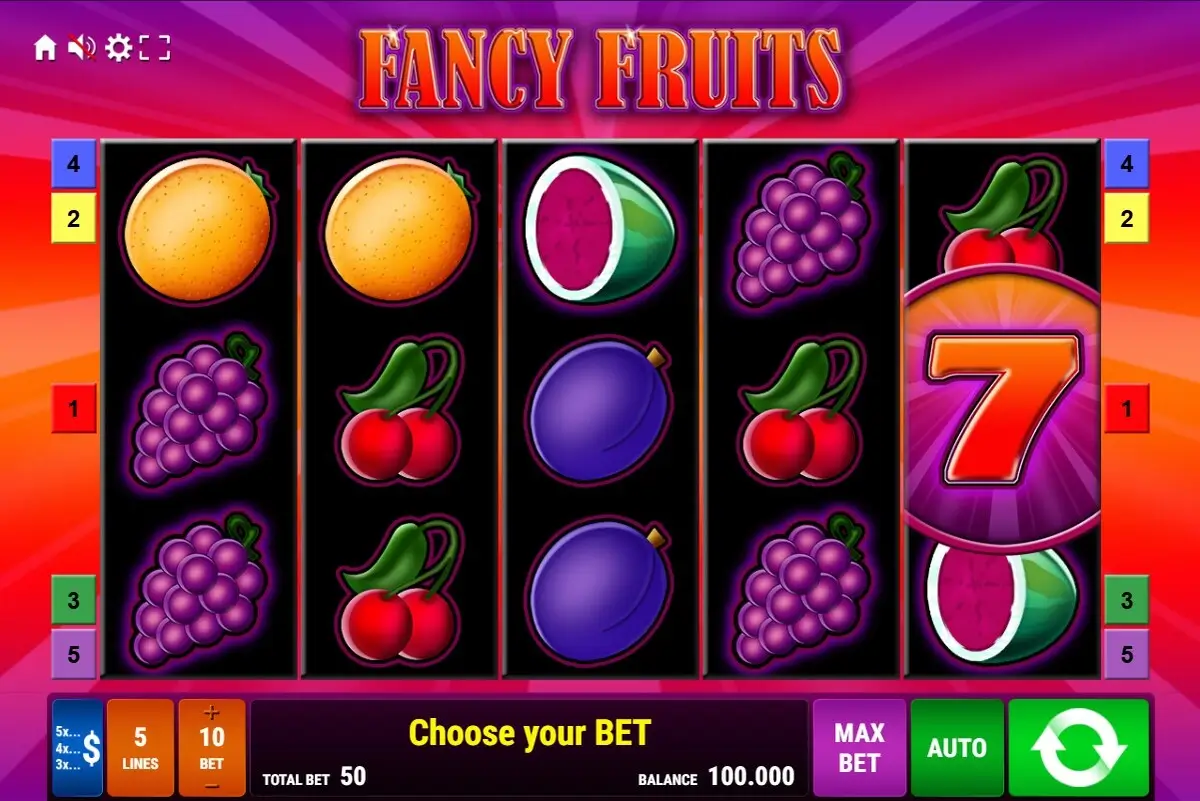 Ein Spieler sitzt konzentriert vor dem Fancy Fruits Slot auf seinem Computer